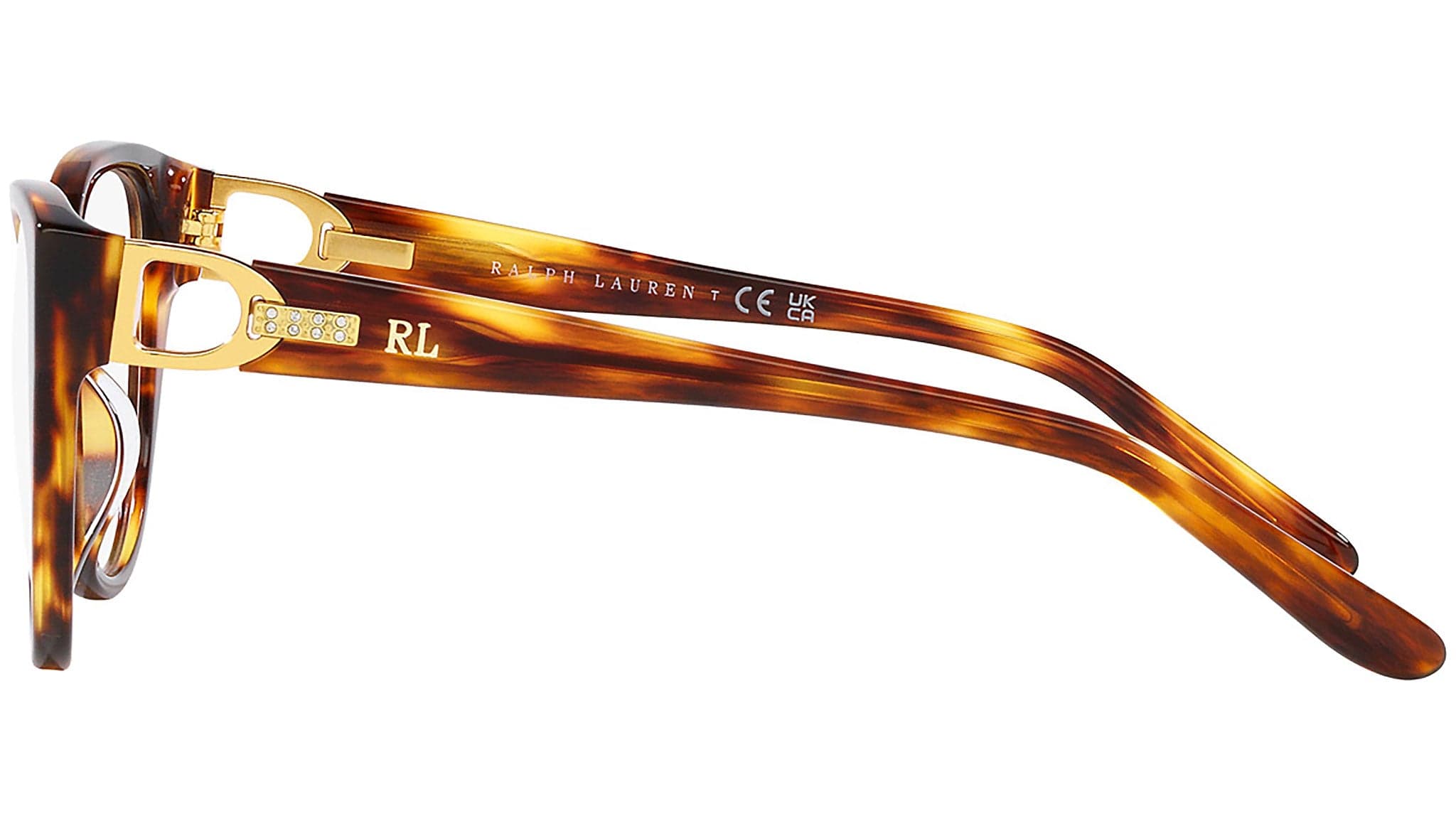 Ralph Lauren 0RL6234BU 5007 Eyeglasses Striped Tortoise 53mm Women 3