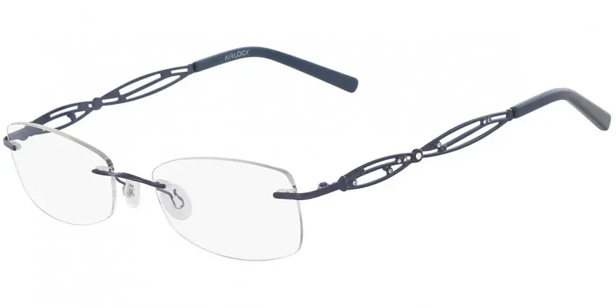 Airlock Enchantment 201 Eyeglasses Teal 52mm Unisex