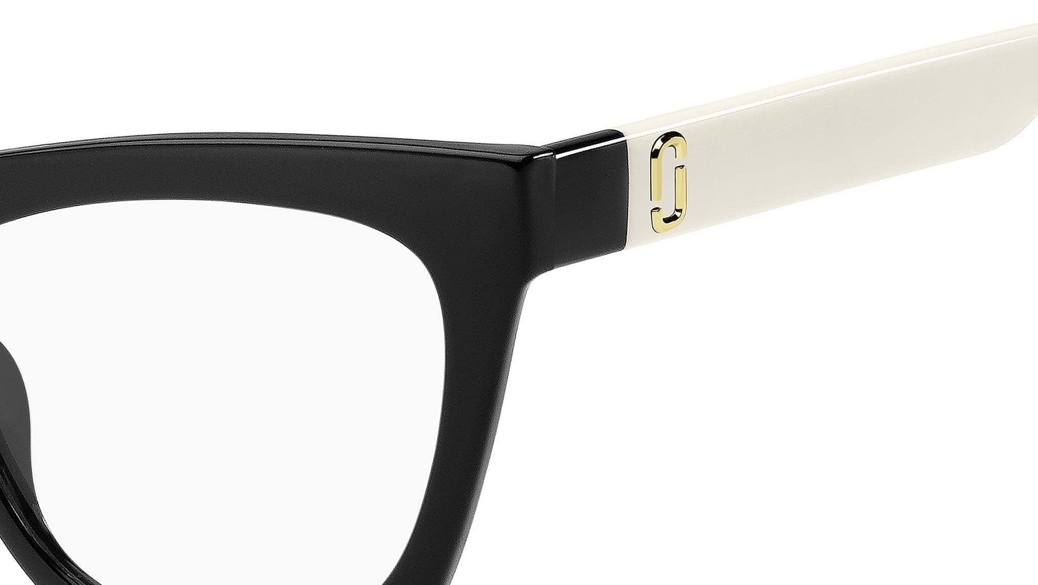 Marc by Marc Jacobs MARC 649 080S Eyeglasses Black White 53mm Women 3