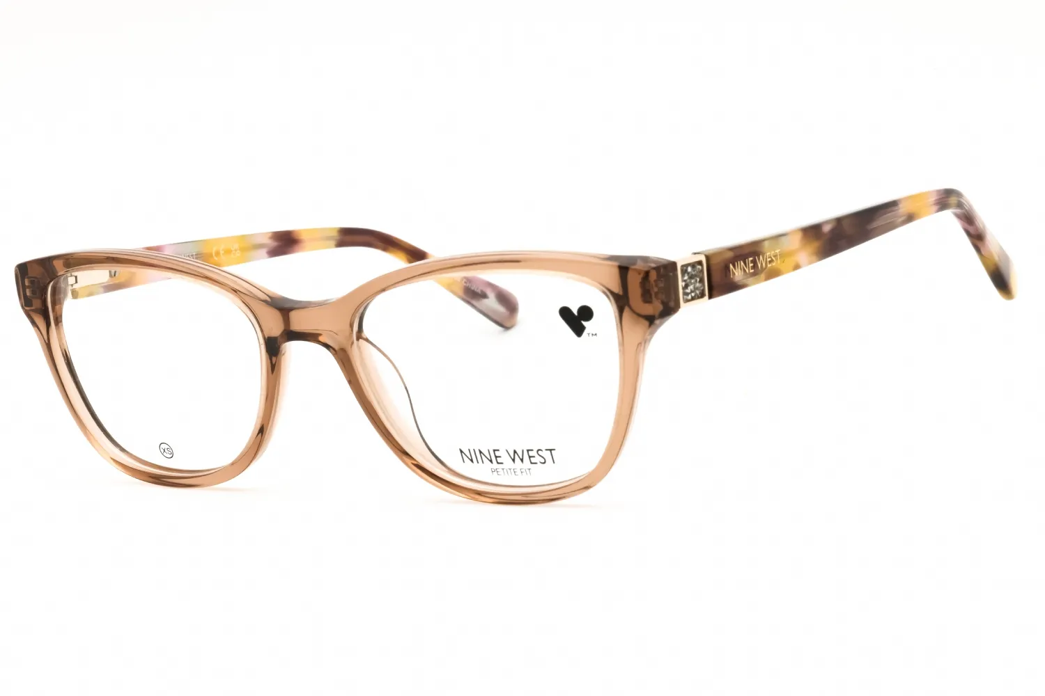 Nine West NW5215 220 Eyeglasses Crystal Camel 48mm Women