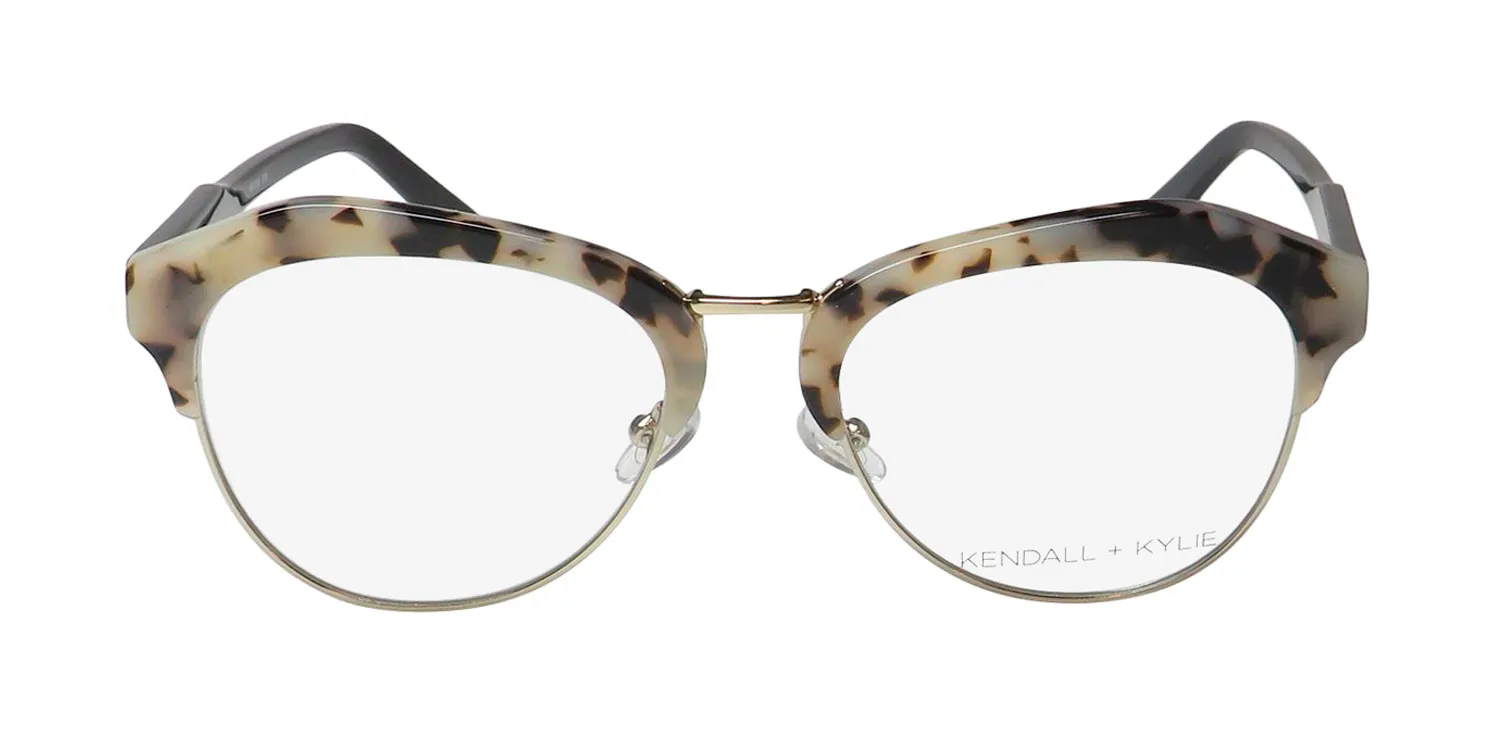 Kendall + Kylie Kko108 Olivia 039 Eyeglasses Taupe 52mm 3