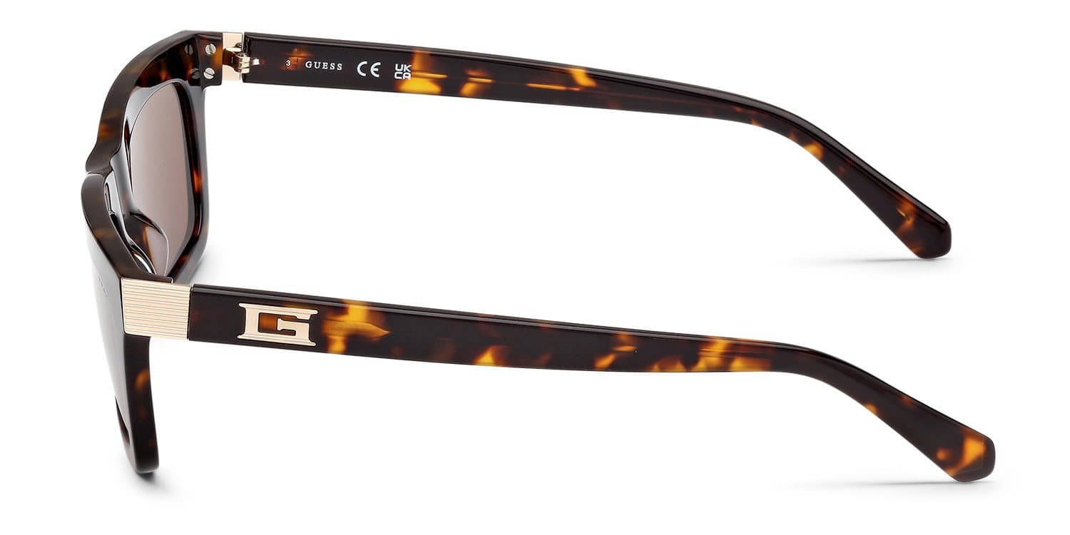 Guess GU00212 52E Sunglasses Dark Havana 3