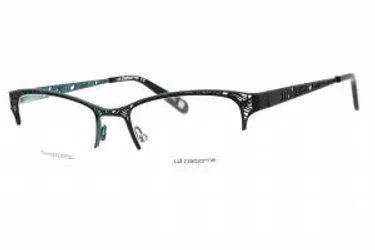 Liz Claiborne L 645 0ETJ 00 Eyeglasses Black Tea 51mm