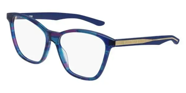 Balenciaga BB0029O 004 Eyeglasses Multicolor / Light Blue 54mm Women