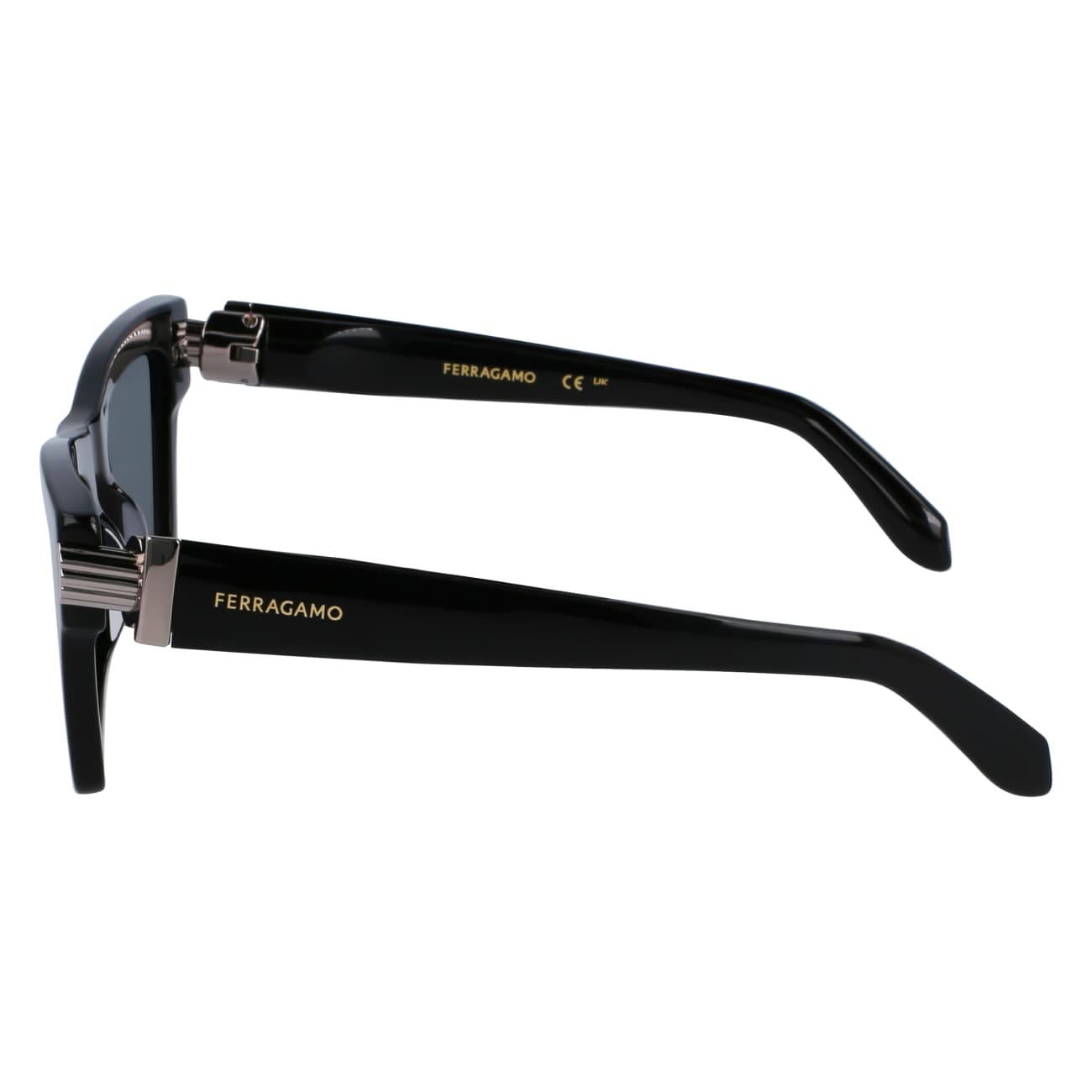Salvatore Ferragamo SF2013S 001 Sunglasses Black 52mm 3