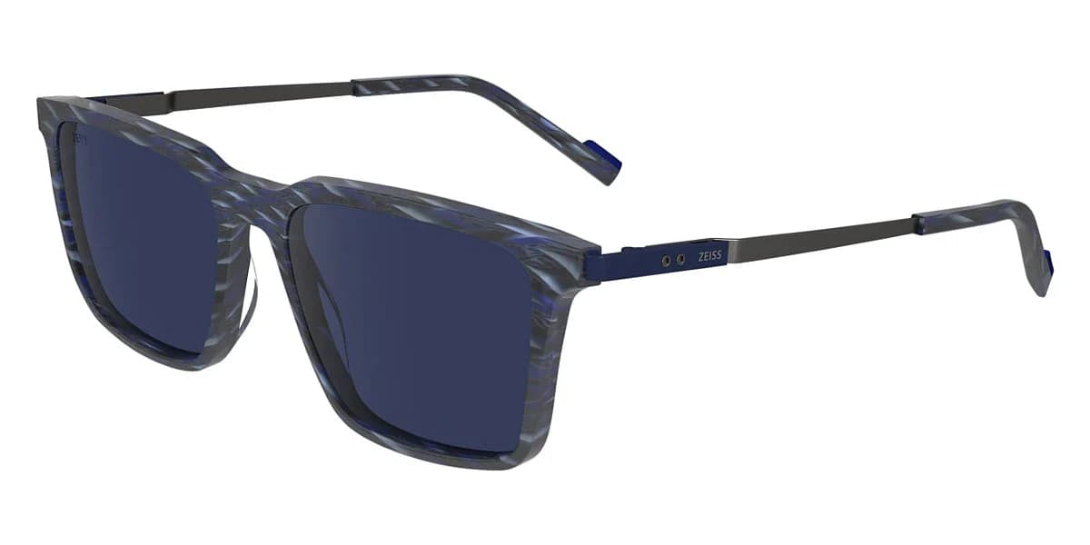 Zeiss ZS23716S 420 Sunglasses Textured Blue 55mm Men