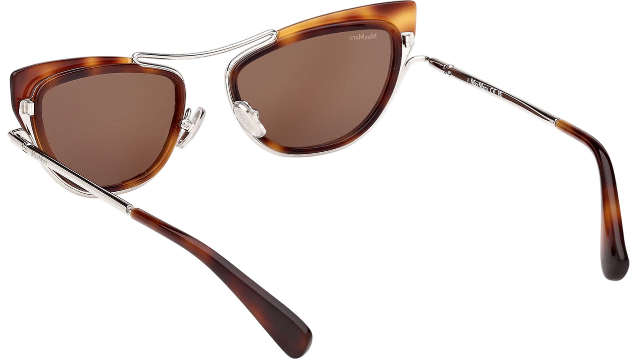 Max Mara MM0172 52E Sunglasses Dark Havana 53mm Women 3