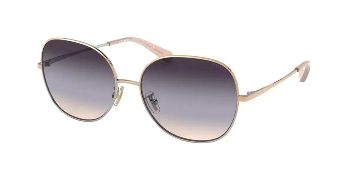 Coach HC7108 Sunglasses Rose Gold 57mm Women