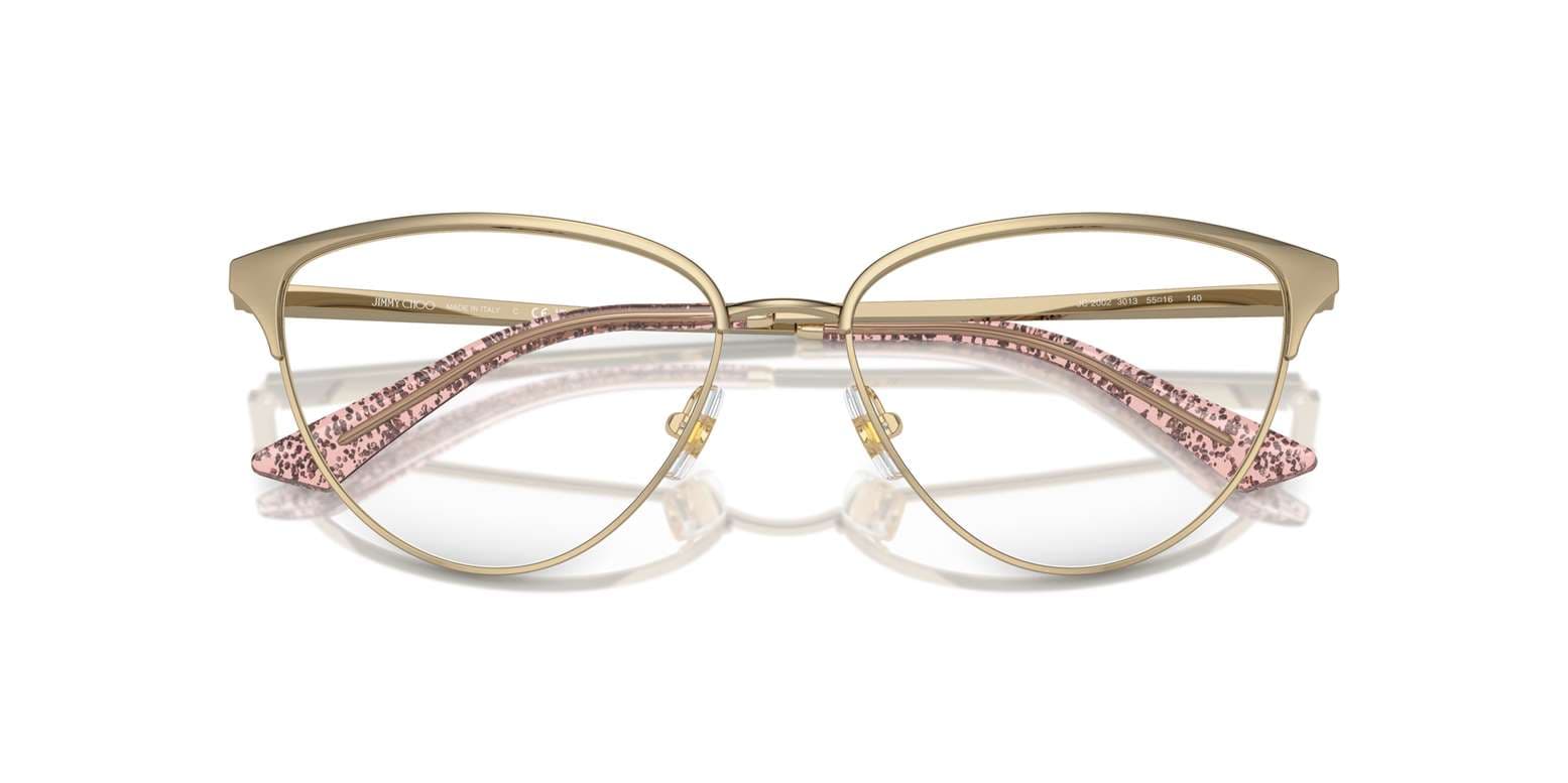 Jimmy Choo JC2002 3013 Eyeglasses Gold 55mm Women 5