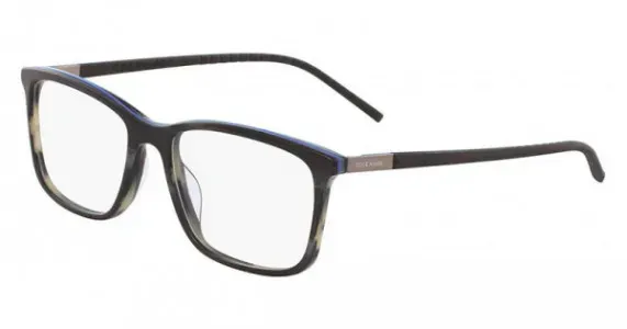 Cole Haan CH4030 015 Eyeglasses Black Horn 55mm Unisex