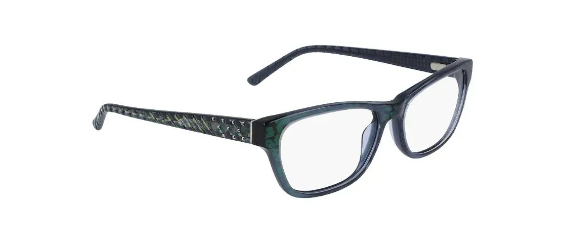 Bebe BB5160 455 Eyeglasses Teal Animal 54mm Women