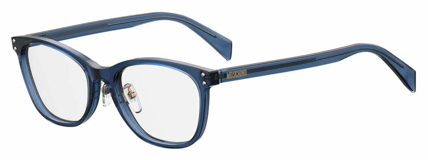 Moschino MOS540/F Asian Eyeglasses Blue 53mm Women