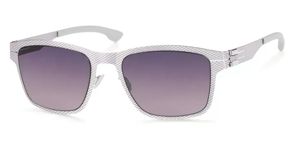 ic! berlin Hasenheide Grid Sunglasses Chrome 56mm Men