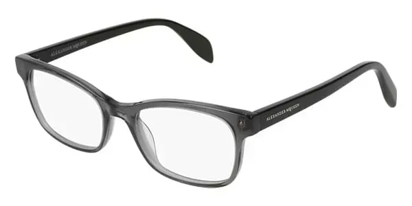 Alexander McQueen AM0149O 001 Eyeglasses Grey 52mm Women