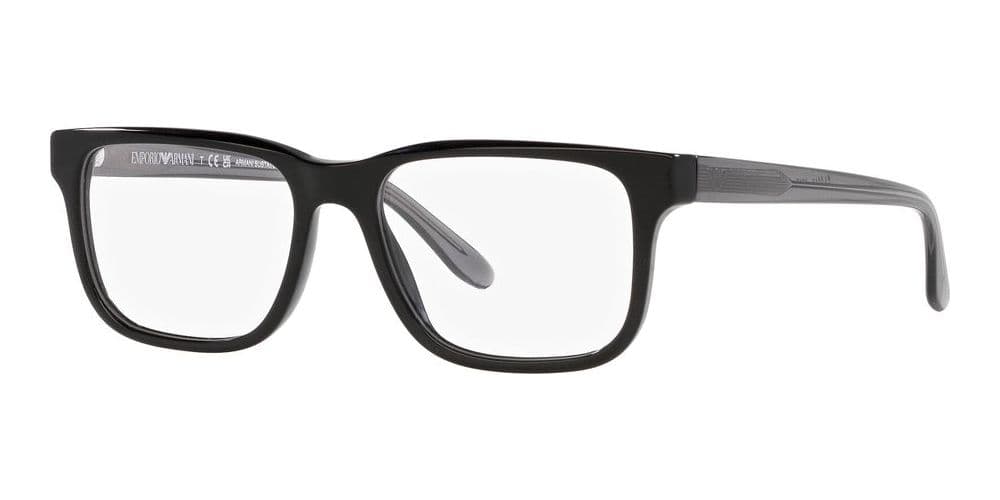 Emporio Armani EA3218 5017 Eyeglasses Black 55mm Men