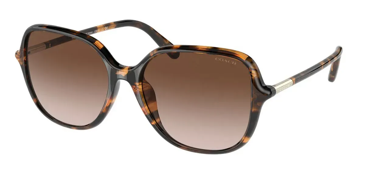 Coach HC8344U Sunglasses Dark Tortoise 55mm Women