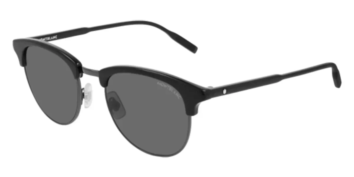 Montblanc MB0083S 001 Sunglasses Black 51mm Men