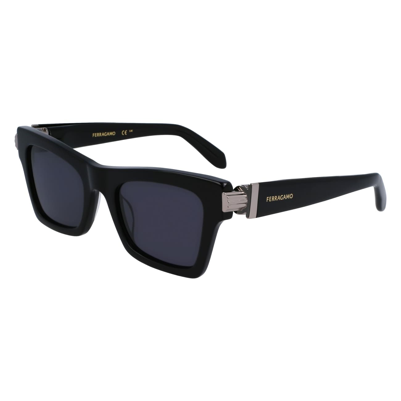 Salvatore Ferragamo SF2013S 001 Sunglasses Black 52mm