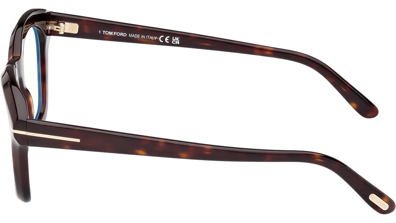 Tom Ford FT5961B 052 Eyeglasses Dark Havana 49mm Men 4