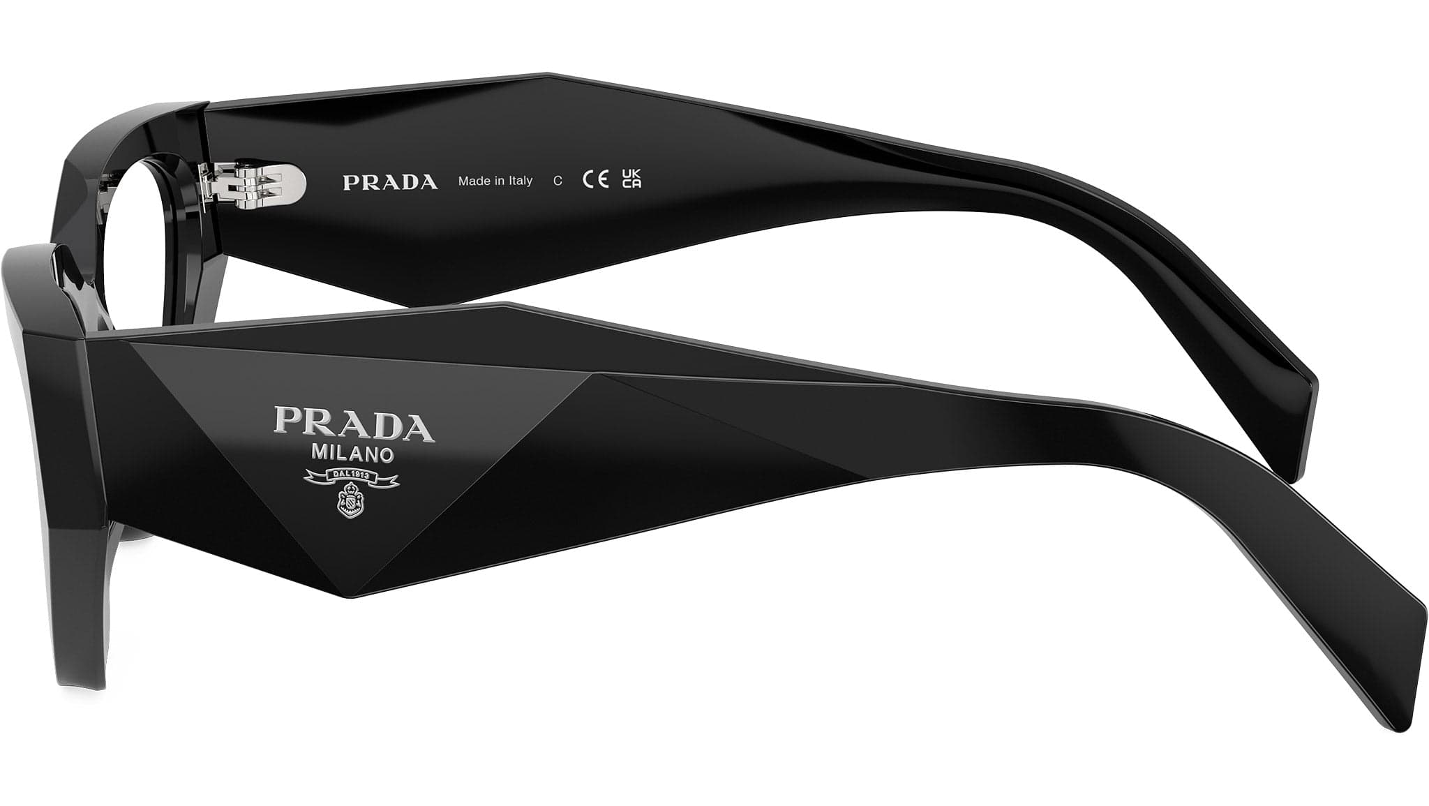 Prada PR C07V 16K1O1 Eyeglasses Black 54mm Women 3