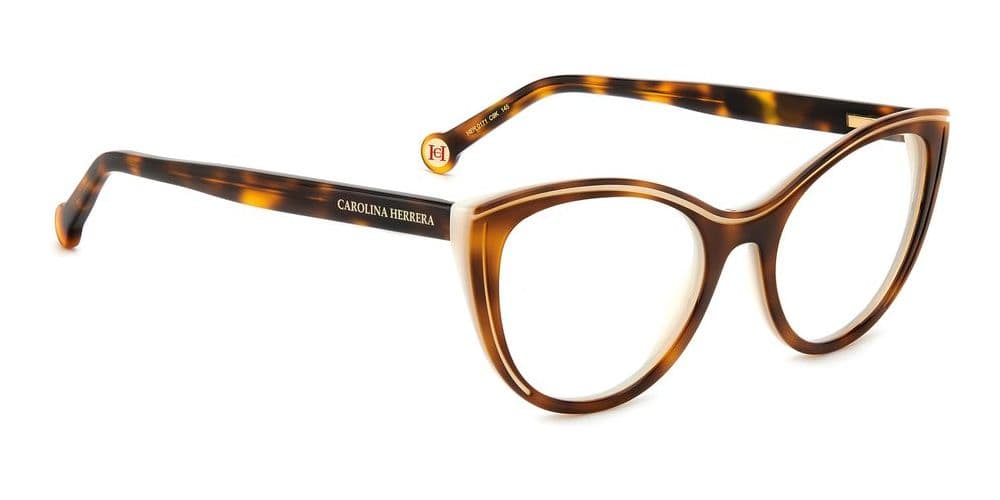 Carolina Herrera HER 0171 C9K Eyeglasses Havana 53mm Women 3