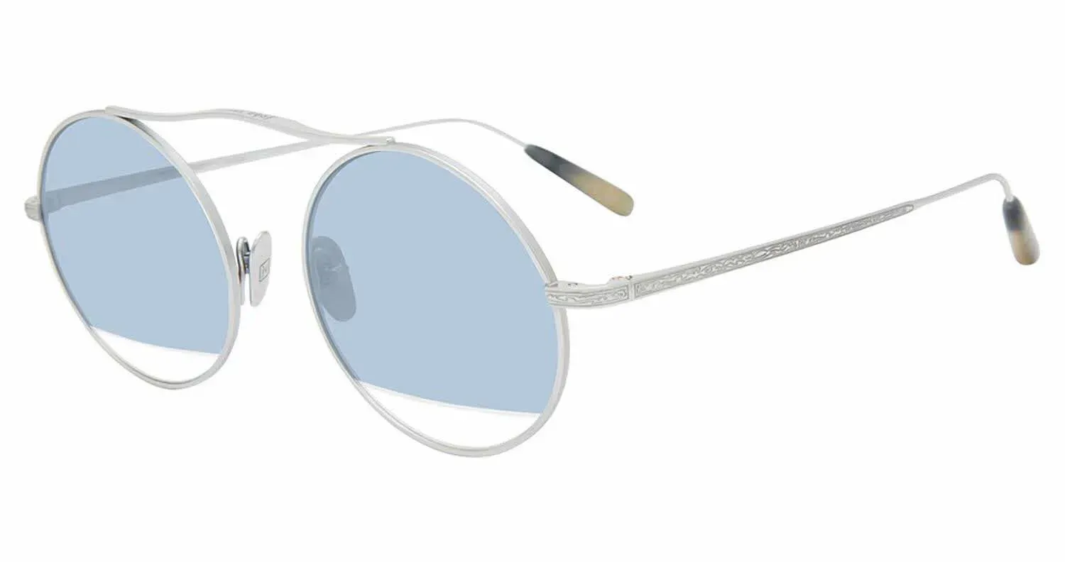 John Varvatos V536 Sunglasses Silver 52mm Unisex