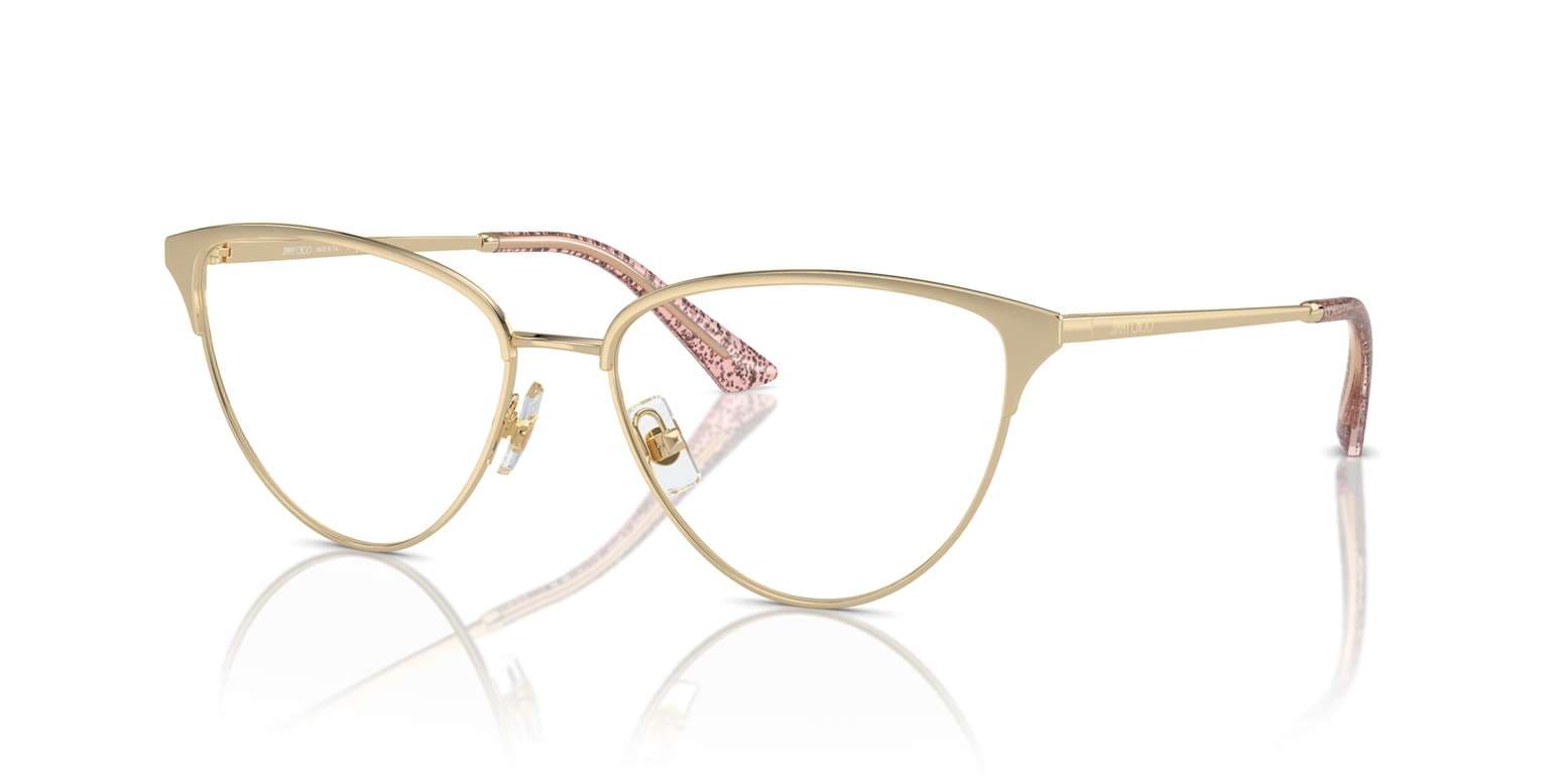 Jimmy Choo JC2002 3013 Eyeglasses Gold 55mm Women