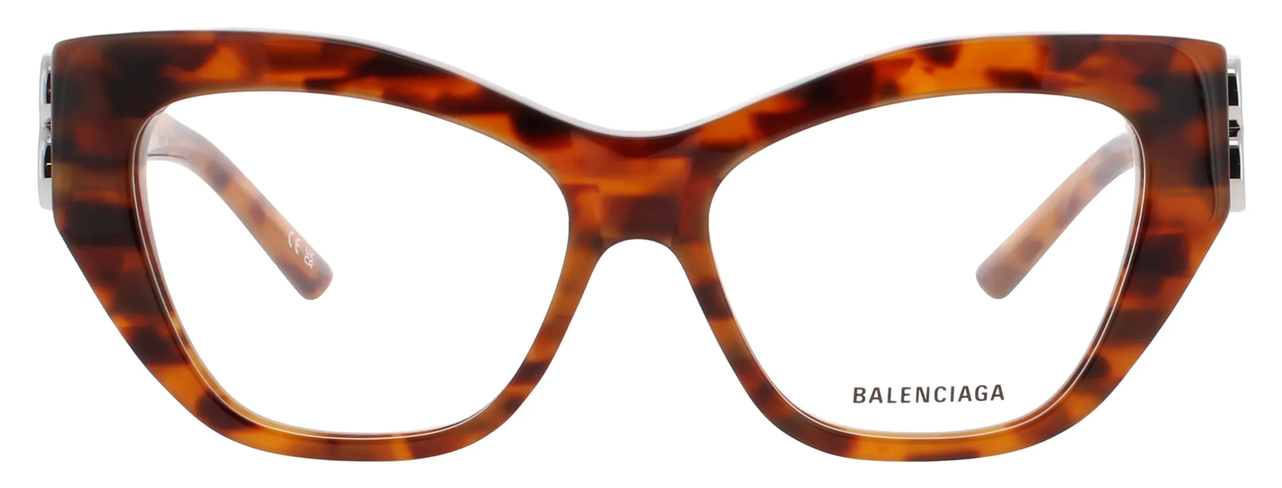Balenciaga BB0312O 006 Eyeglasses Brown 53mm Women 2