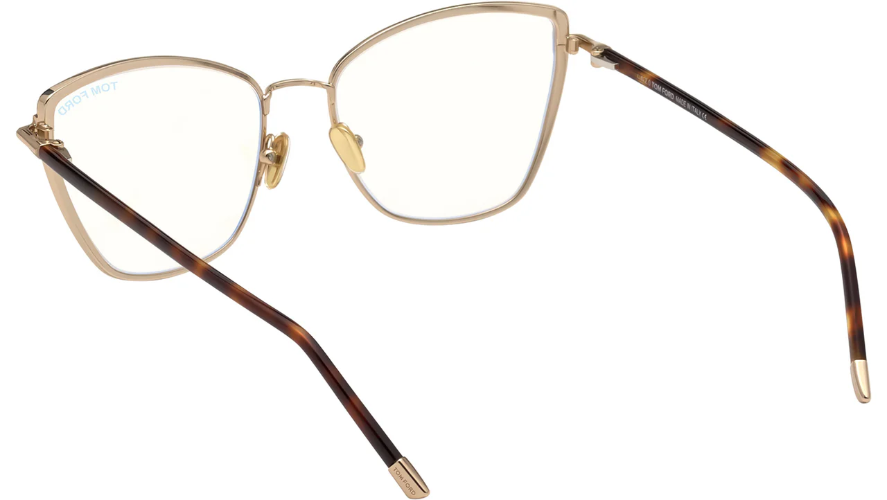 Tom Ford FT5740B 048 Eyeglasses Shiny Dark Brown 54mm Women 3