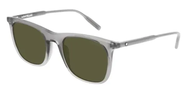 Montblanc MB0008S 003 Sunglasses Grey 53mm Men