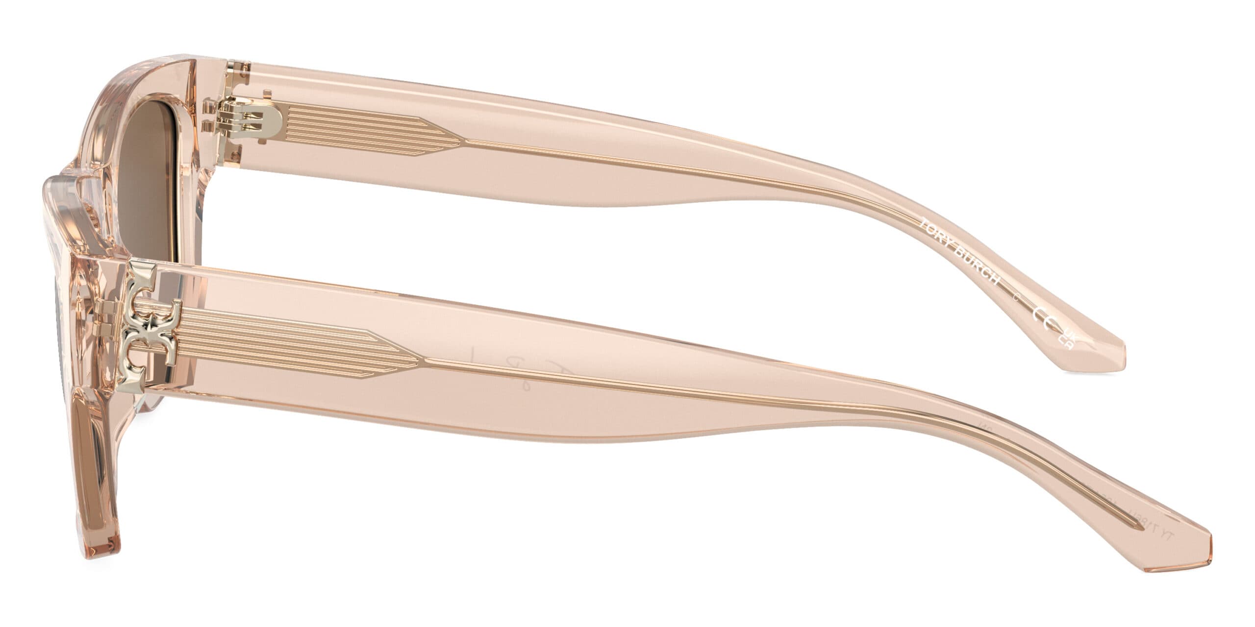 Tory Burch TY7186U 195473 Sunglasses Transparent Brown 53mm Women 3