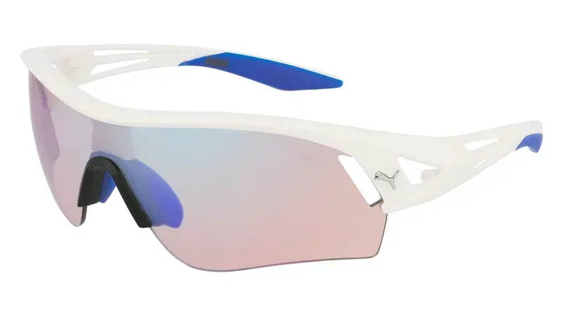 Puma PU0090S 015 015 Sunglasses White 99mm Men