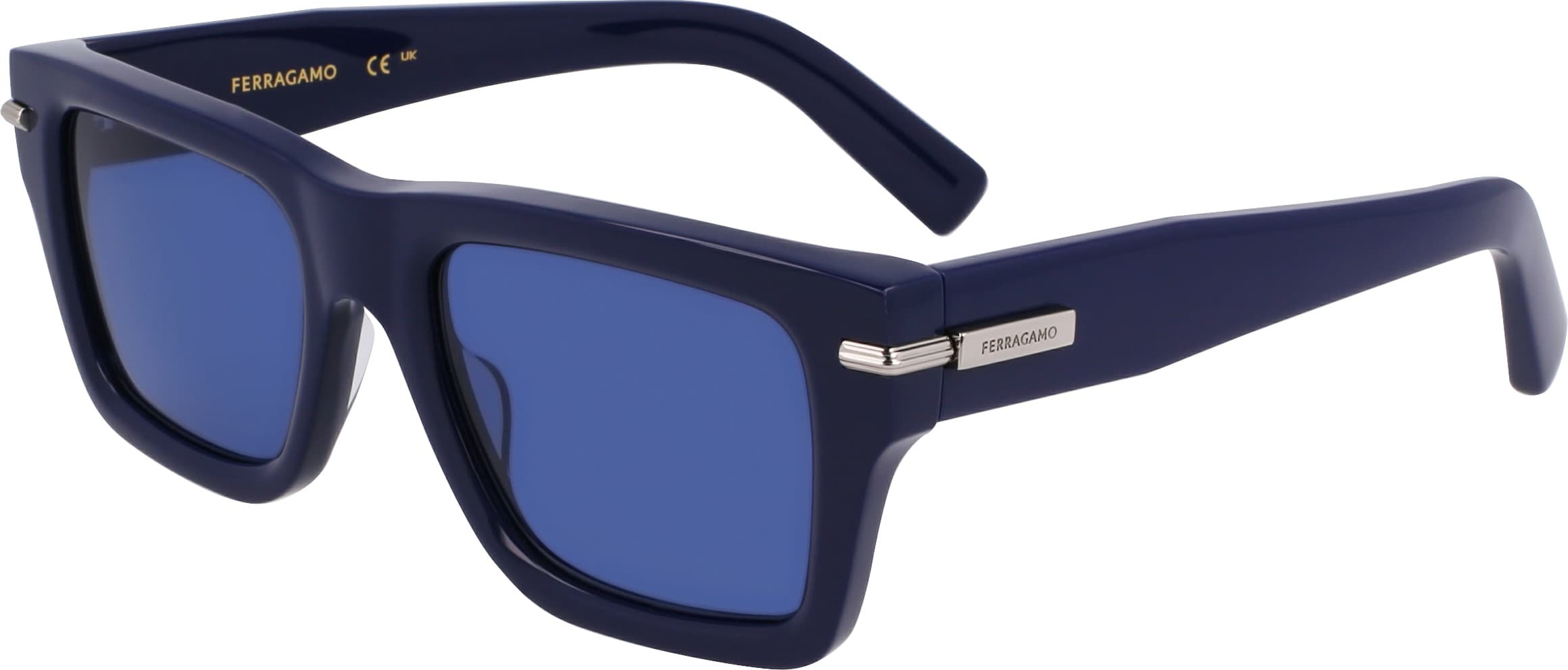 Salvatore Ferragamo SF2033S 414 Sunglasses Blue 53mm Men