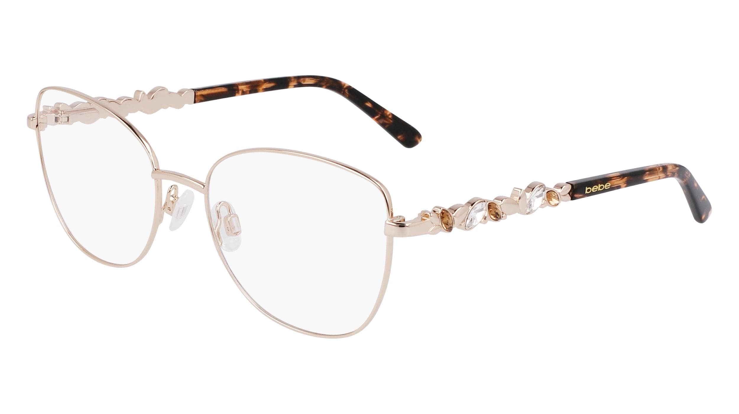 Bebe BB5230 719 Eyeglasses Gold 52mm Women