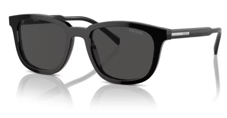 Prada SPRA21F 16K08Z Sunglasses Black 55mm Men