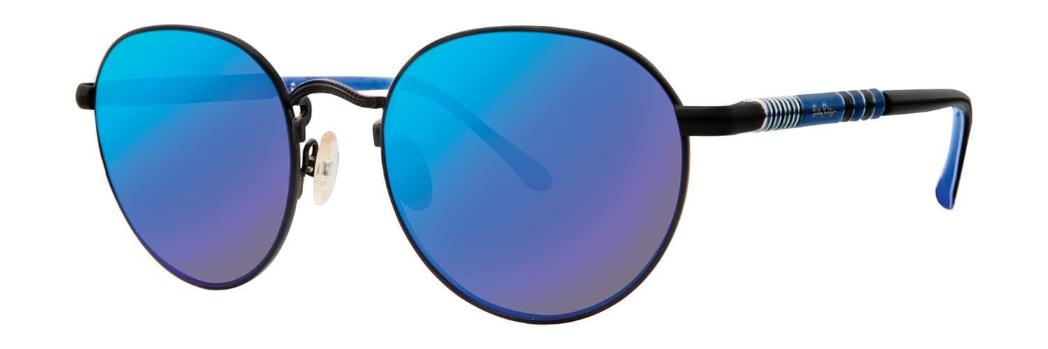 Lilly Pulitzer Ruari Sunglasses Black Aqua 50mm Women