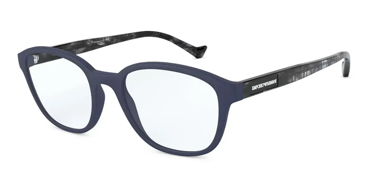 Emporio Armani EA3158 5754 Eyeglasses Matte Blue 52mm Men