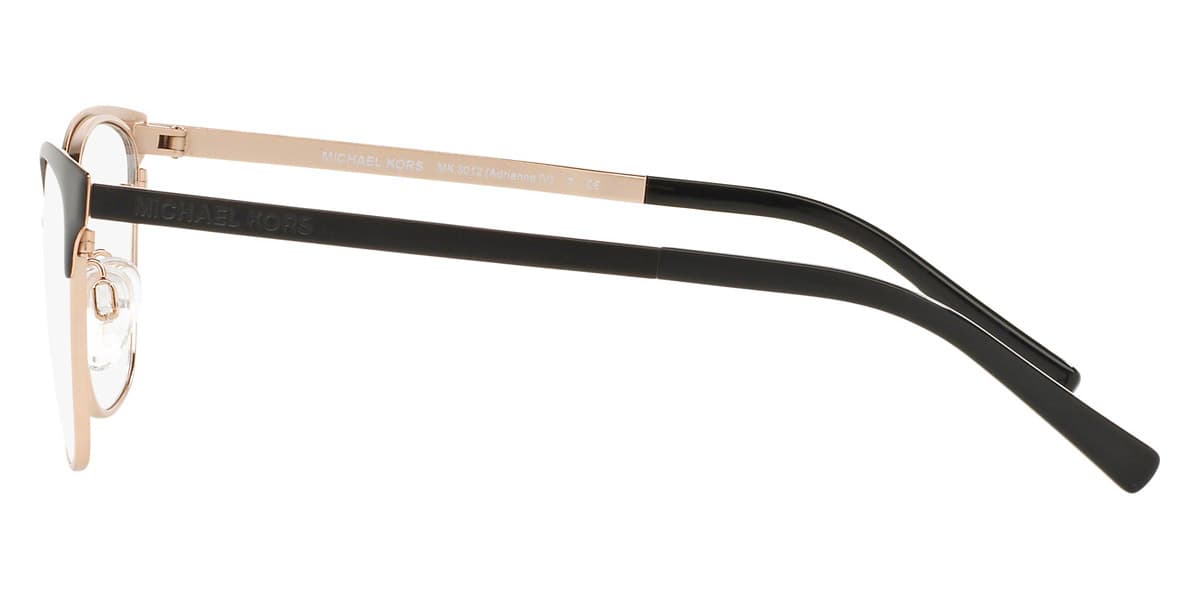 Michael Kors MK3012 Adrianna IV 1113 Eyeglasses Black Rose Gold 51mm Women 3