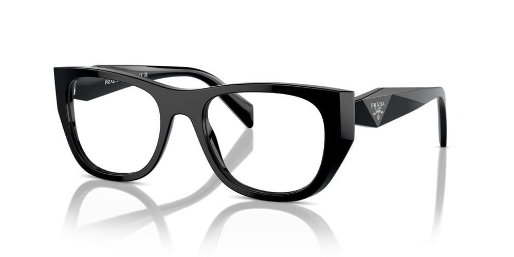 Prada 0PR A18V 16K1O1 Eyeglasses Black 52mm