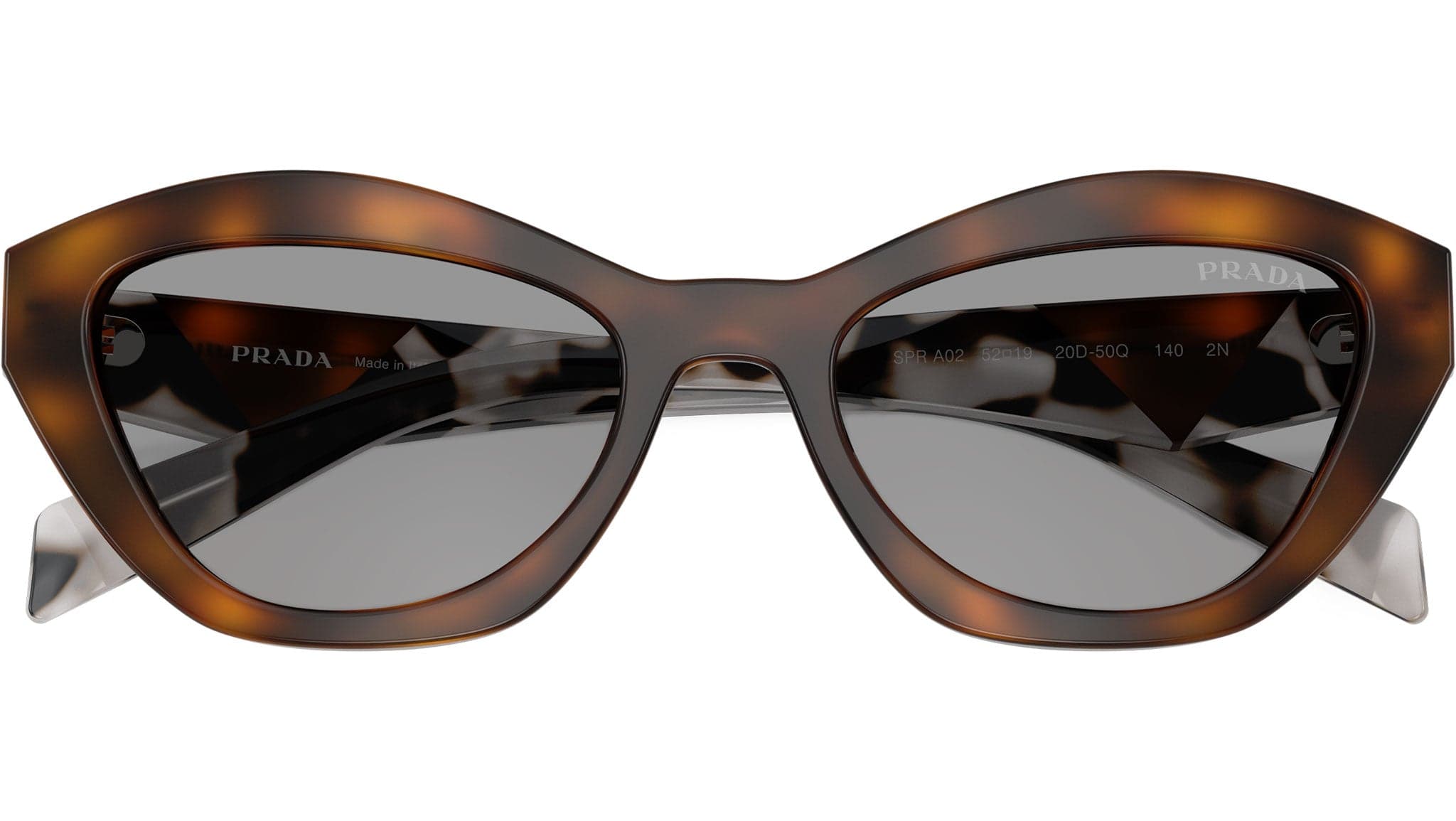 Prada 0PR A02S 20D50Q Sunglasses Juniper Tortoise 52mm Women 5