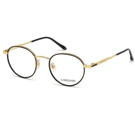 Longines LG5004H 001 Eyeglasses Gold / Black 49mm Men