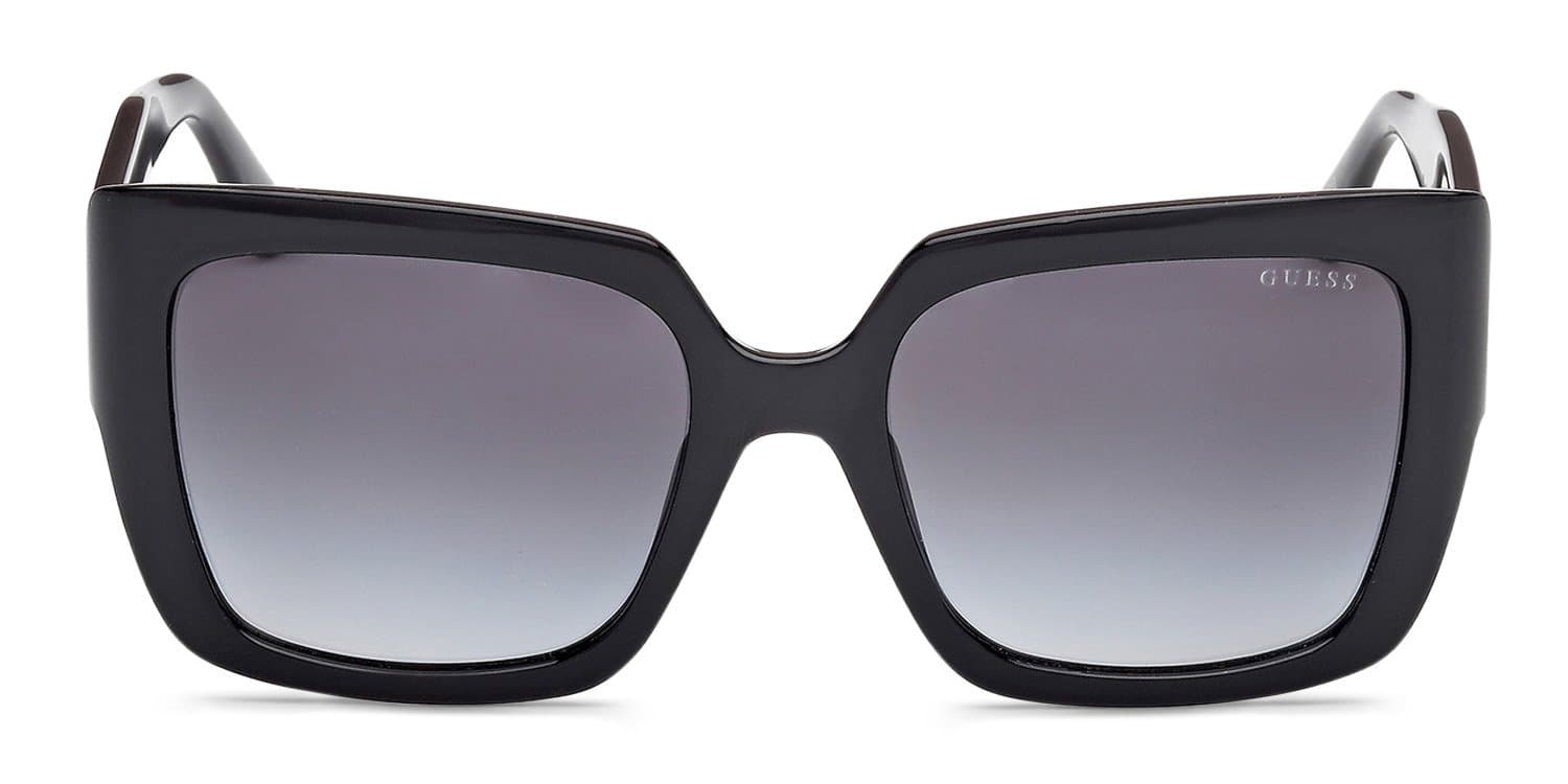 Guess GU00200 01B Sunglasses Shiny Black 53mm Women 2