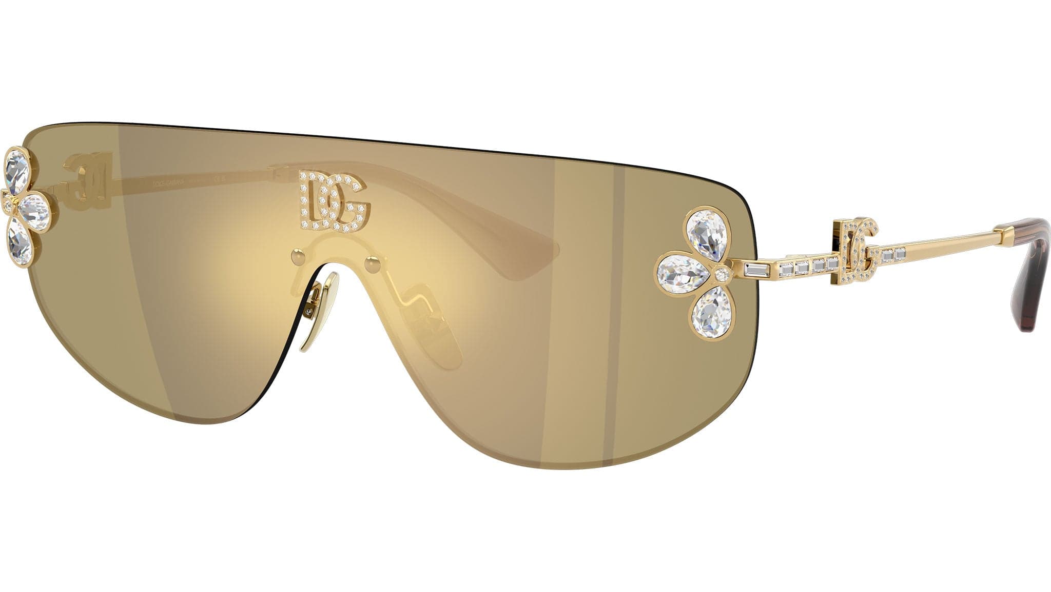 Dolce & Gabbana 0DG2333B 02/03 Sunglasses Gold 38mm Women