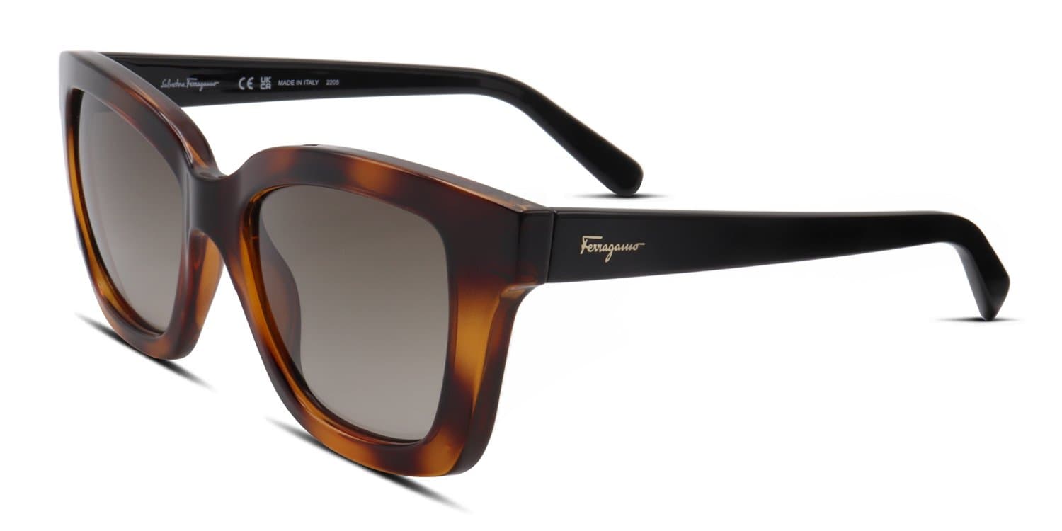 Salvatore Ferragamo SF955S 214 Sunglasses Brown 53mm Women