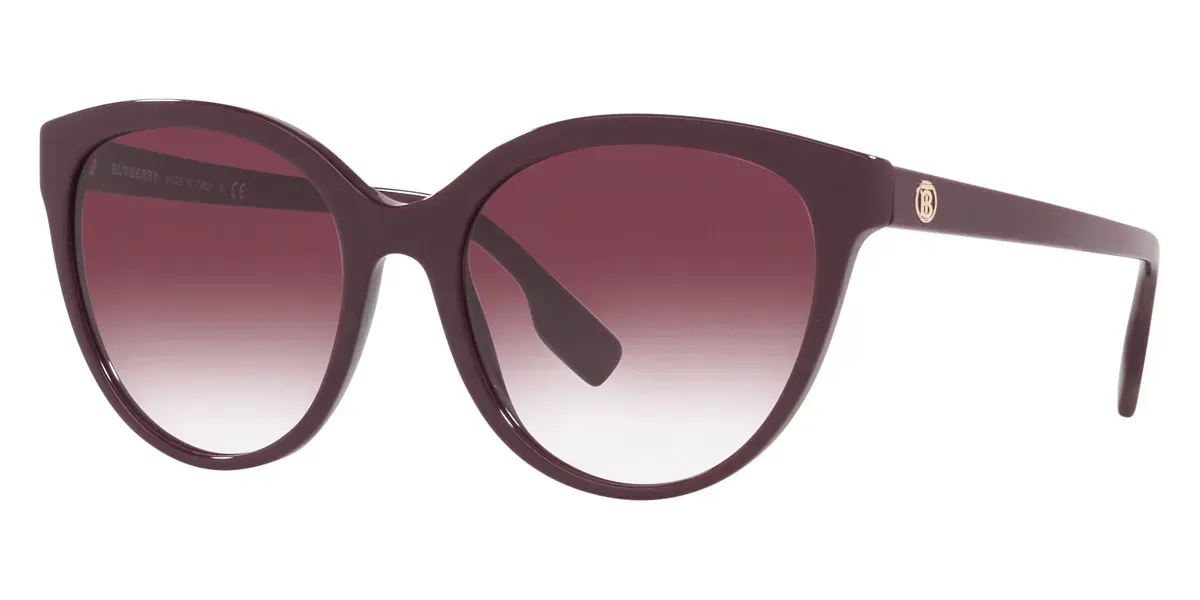 Burberry BE4365 BETTY 39798H Sunglasses Bordeaux 55mm Women