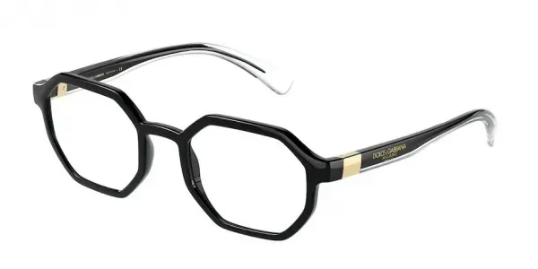 Dolce & Gabbana DG5068 Eyeglasses Black 51mm Men
