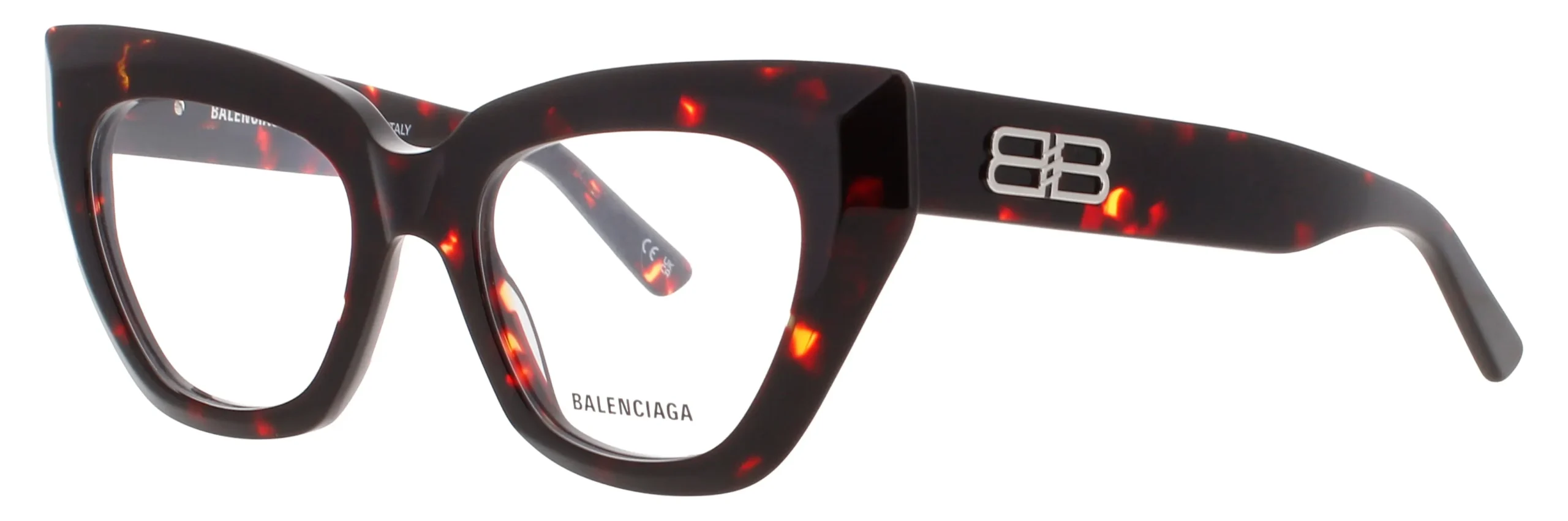 Balenciaga BB0238O 005 Eyeglasses Brown 50mm Women