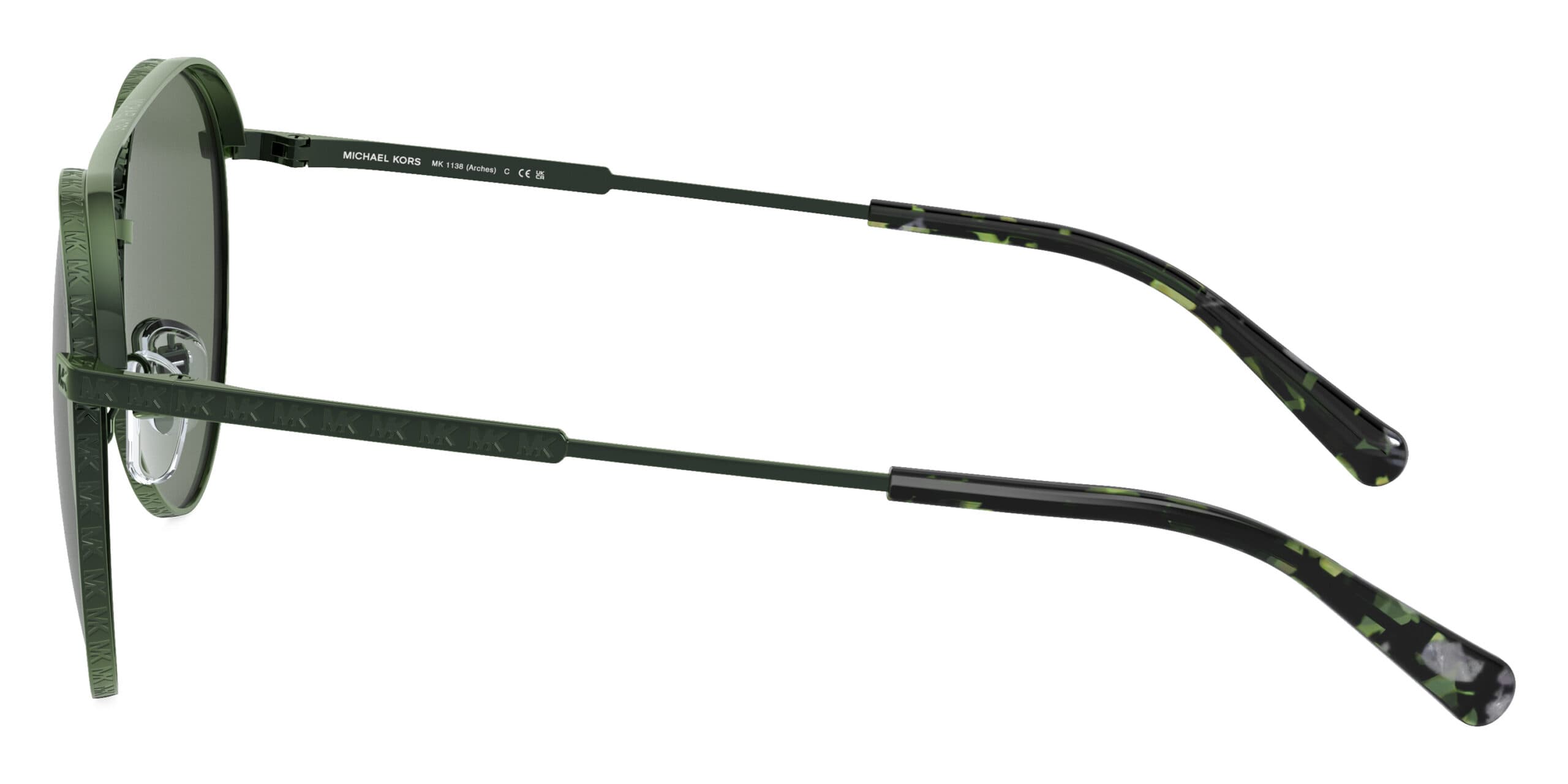 Michael Kors MK1138 Arches 18943H Sunglasses Green 58mm Women 3