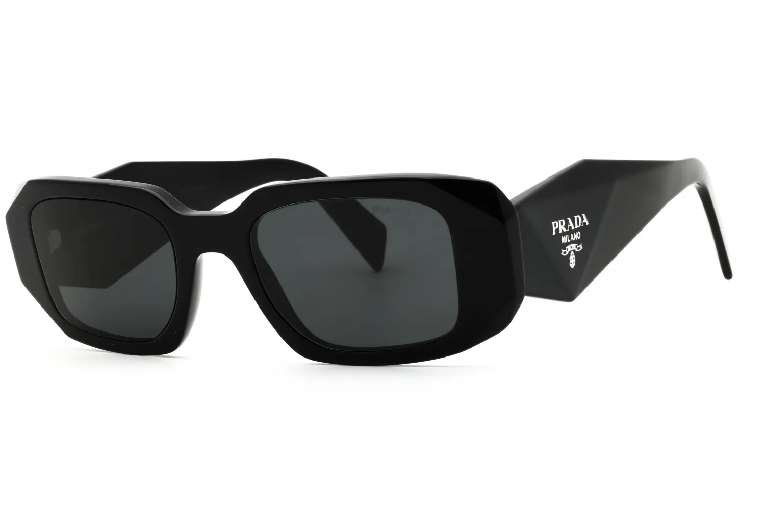 Prada 0PR 17WS 1AB5S0 Sunglasses Black 49mm Unisex