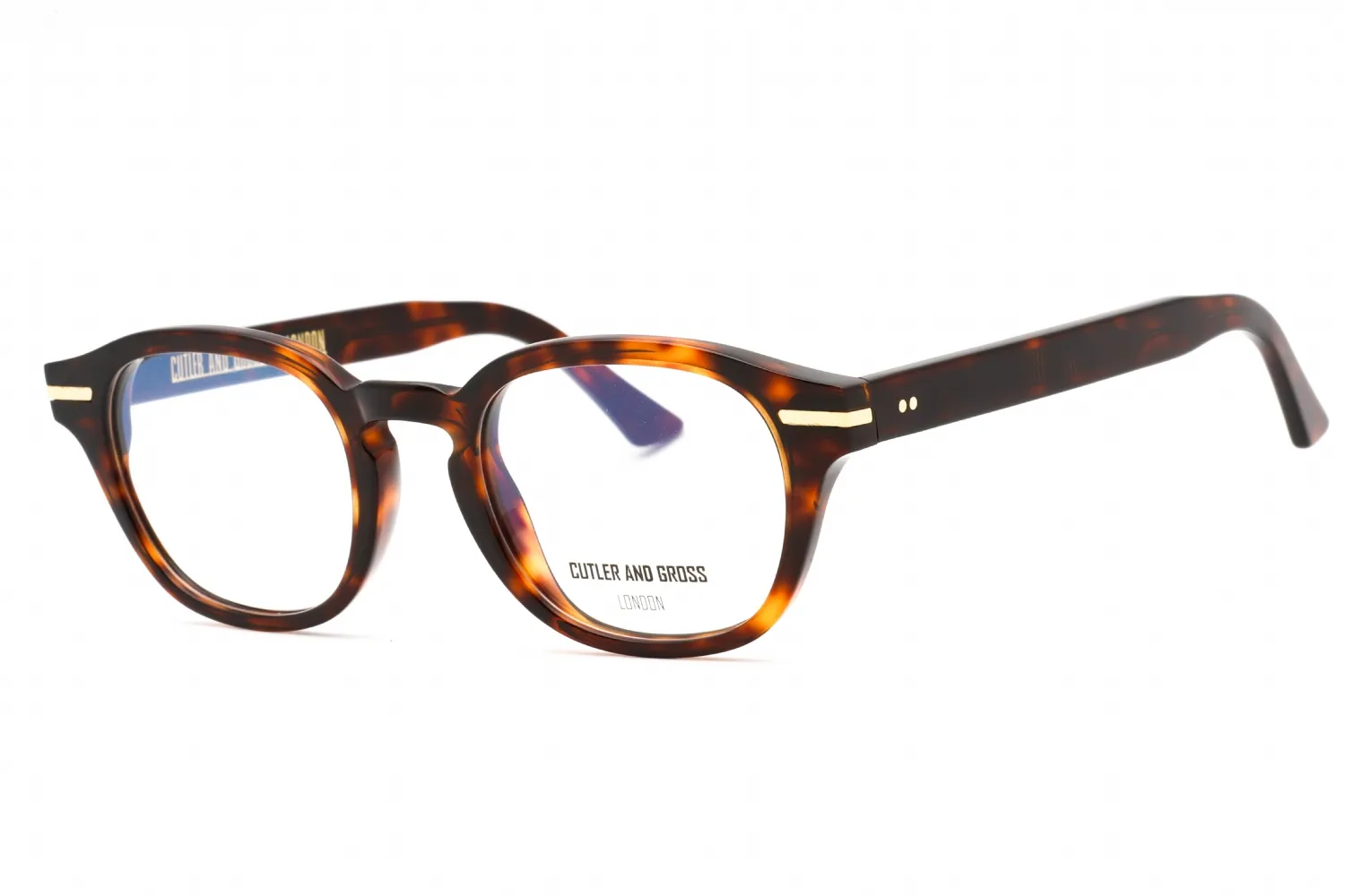 Cutler and Gross CG1356 002 Eyeglasses Dark Turtle 51mm Unisex